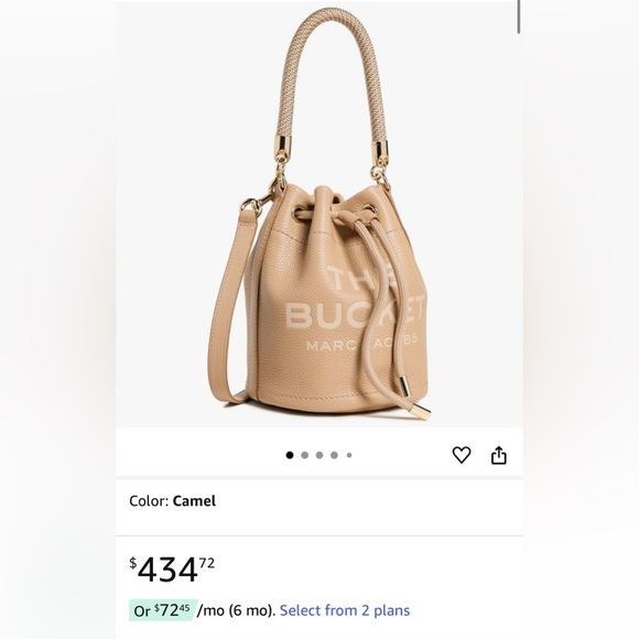 Marc Jacobs Beige Bucket Bag with Gold Accents - Picture 4 of 4